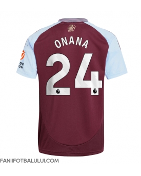 Aston Villa Amadou Onana #24 Tricou Fotbal Replică 2024-25 Barbati Acasa